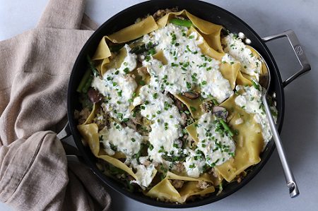 Stovetop spring lasagna.alert1 medical alerts